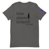 Classic Mama Quote T-shirt-Close that door